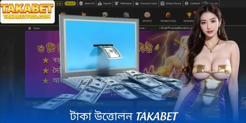 টাকা উত্তোলন Takabet